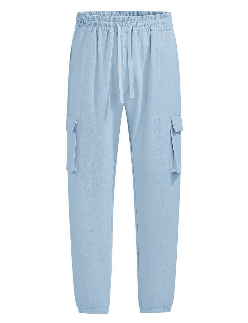 Lightweight Cotton-Linen Pants