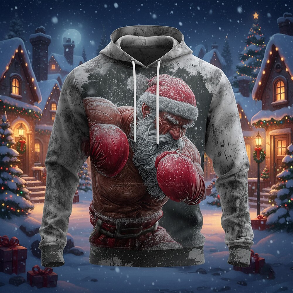 Christmas Muscle Festive Seasonal Hoodie