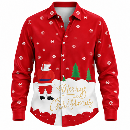 Men's Christmas Graphic Cozy Shirt