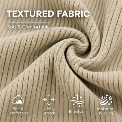Jacquard Comfort Quarter Zip Sweatshirt