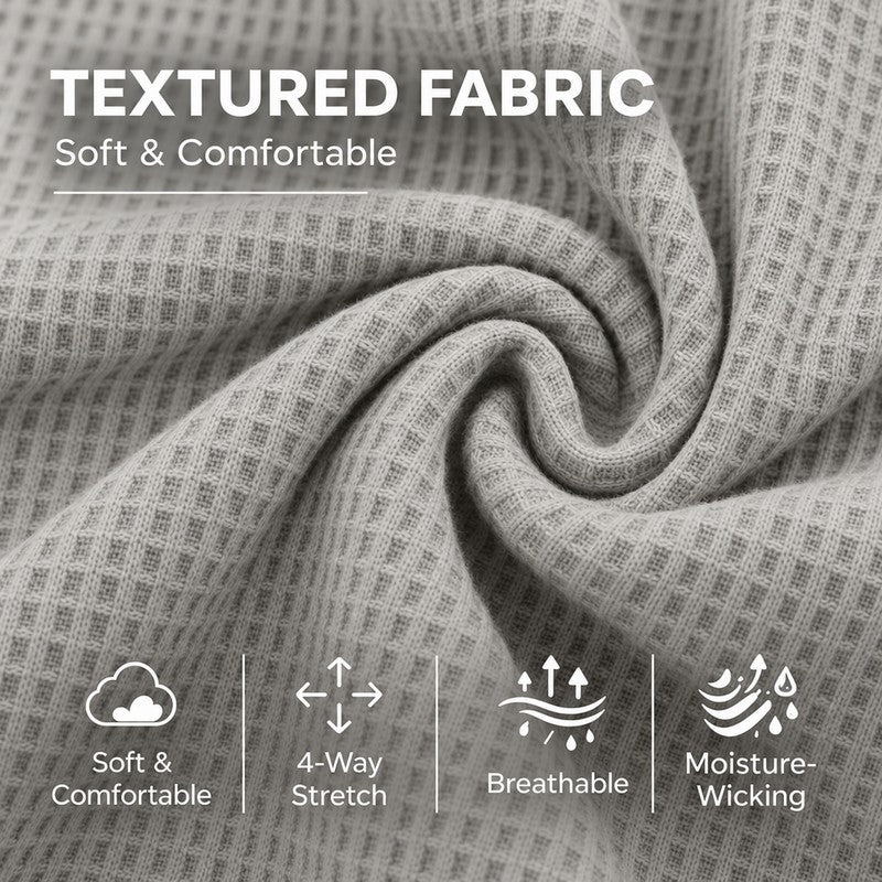 Comfort V-Neck Waffle T-Shirt