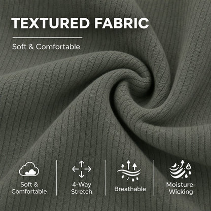 Colorblock Corduroy Crew Neck Sweatshirt