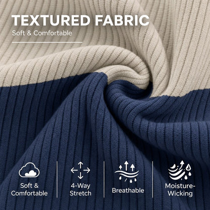 Patchwork Textured Corduroy Sweatshirt