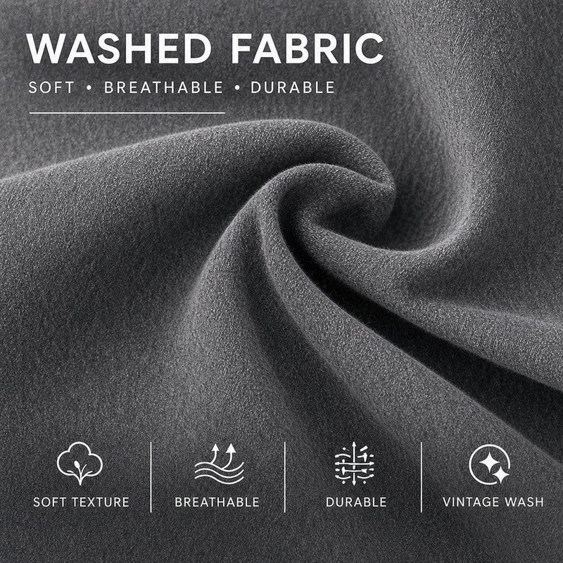 Washed Denim Cotton Casual Shirt
