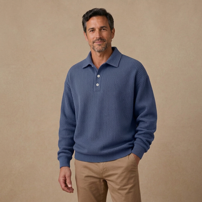 Comfort Waffle Polo Shirts