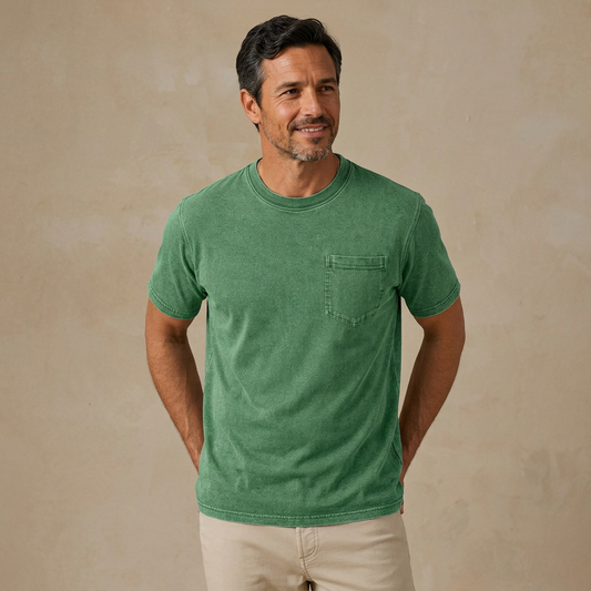 Broken-In Comfort 100% Cotton Basic Tee