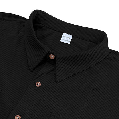 Breathable Textured  Corduroy Shirt