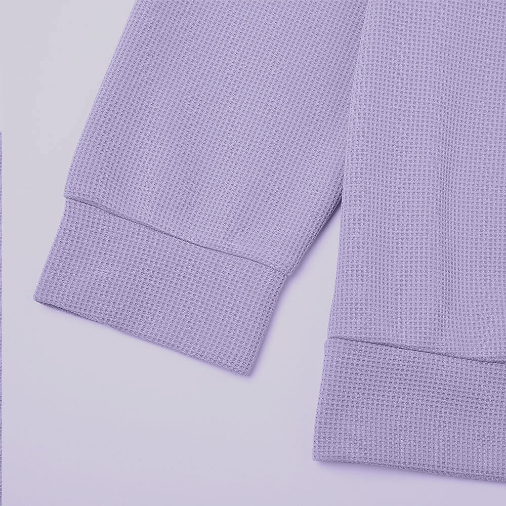 Textured Waffle Polo Shirts