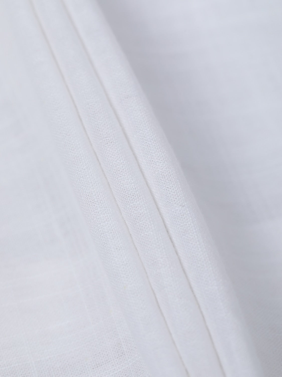 Soft Linen Shirt for Men - Band Collar Short Sleeve