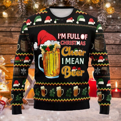 Christmas Elk Festive Holiday Printed Hoodie