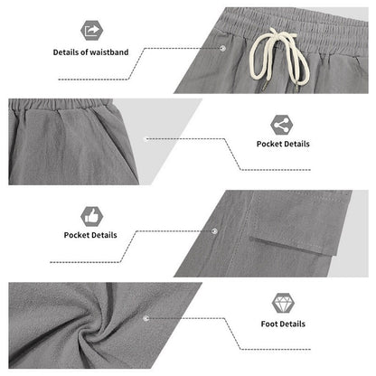 Cotton Linen Shirt & Shorts Set