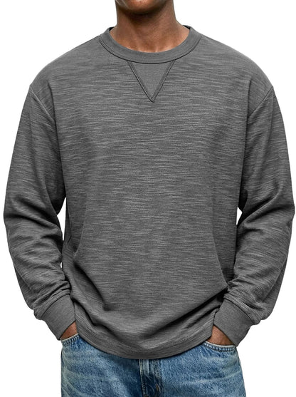 Cozy Crewneck Casual Long Sleeve T-shirts