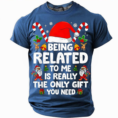 Men's Funny Gift Christmas Graphic T-Shirt
