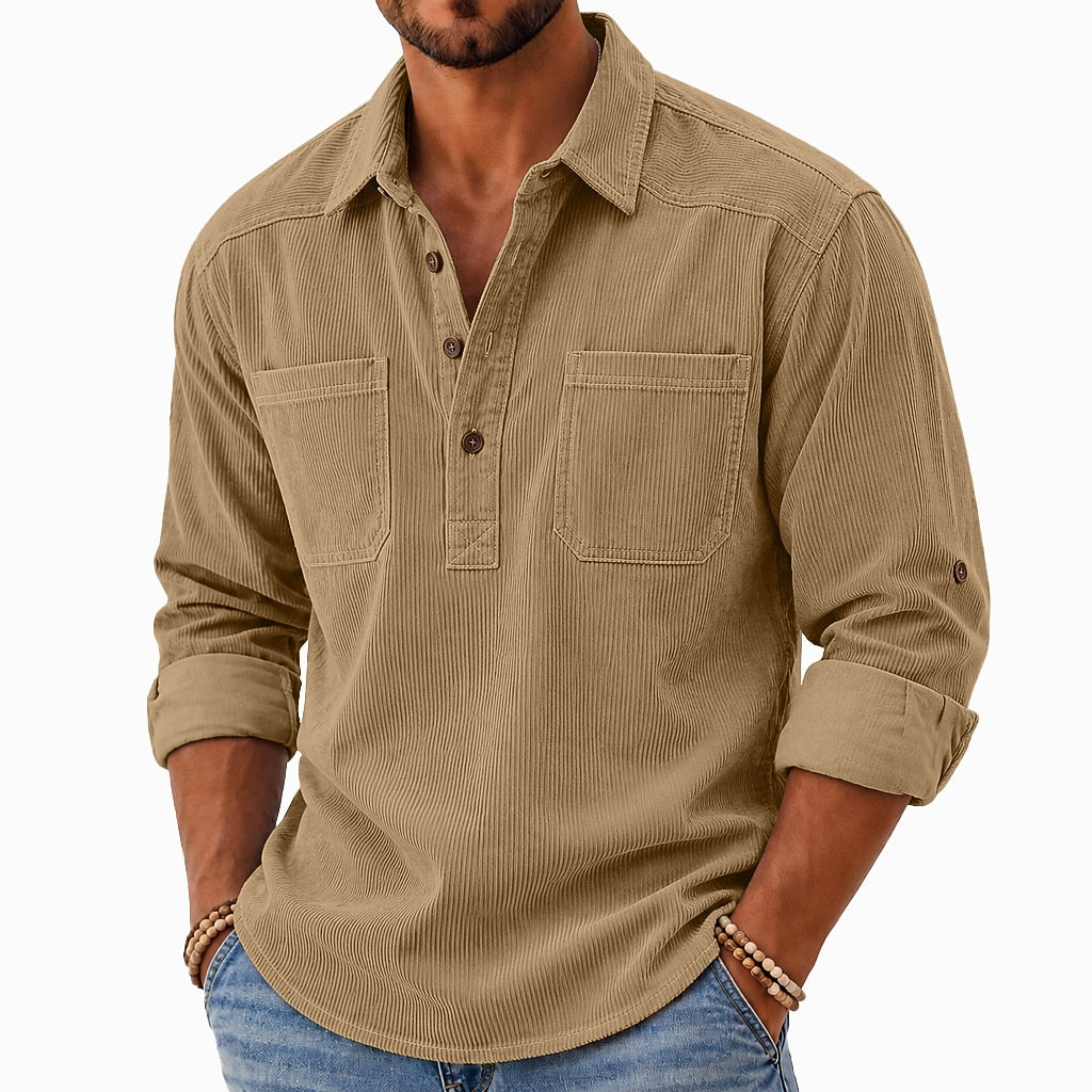 Corduroy Multi Pocket Work Shirt