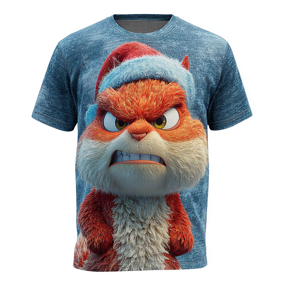 Men's Christmas Squirrel Graphic Tee