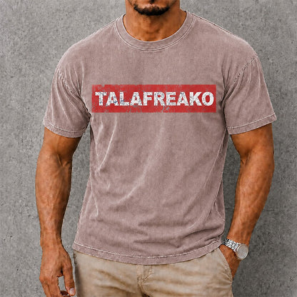Vintage Washed Cotton Graphic Tee