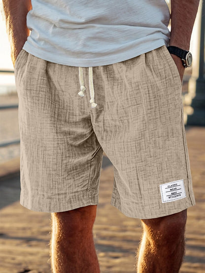 Cotton Linen Shorts-Comfortable Daily Summer Essentials