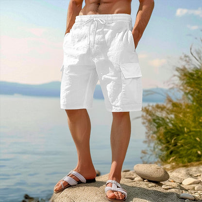 Men's Daily Wear Linen Shorts-Comfortable and Lightweight