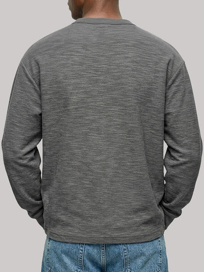 Cozy Crewneck Casual Long Sleeve T-shirts