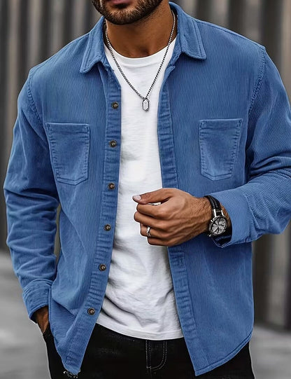 Soft Corduroy Button Up Shirt