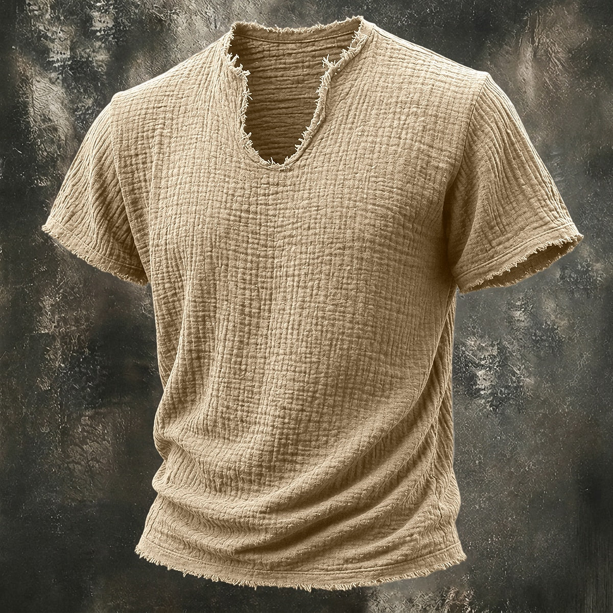 Vintage 100% Cotton Linen T-shirt