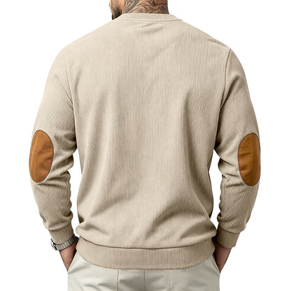 Soft Textured Corduroy Sweatshirt