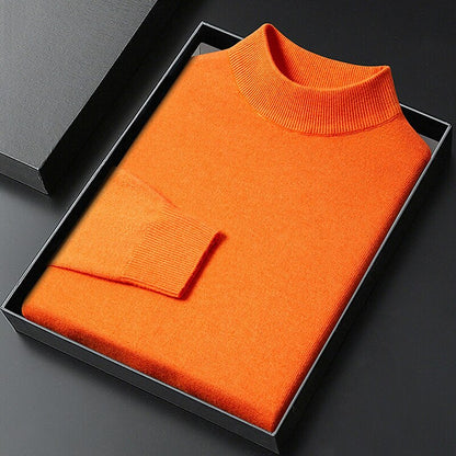 Classic Mock Neck Knit Sweater - Timeless Style & Everyday Comfort