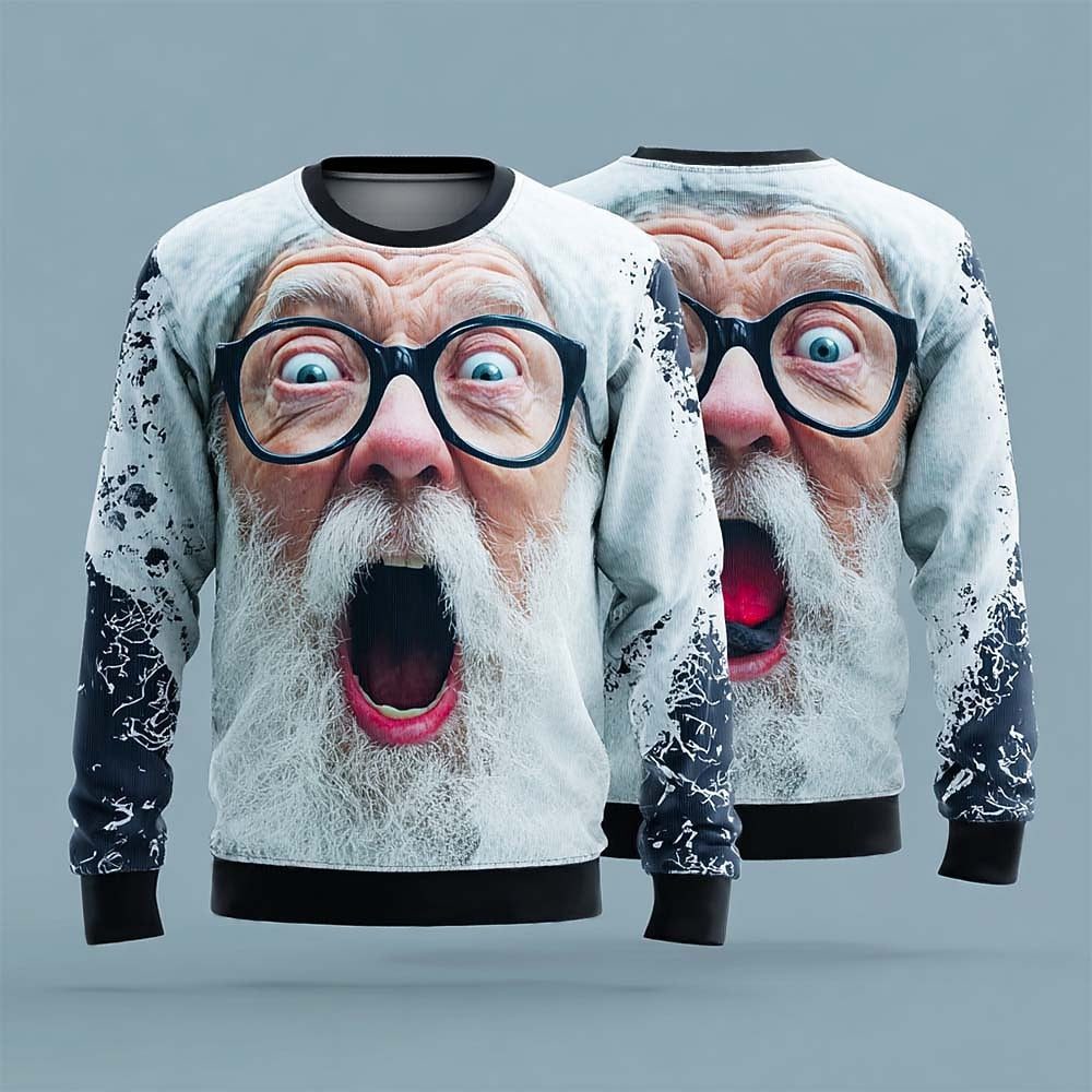 Christmas Santa Festive Funny Retro Sweatshirt