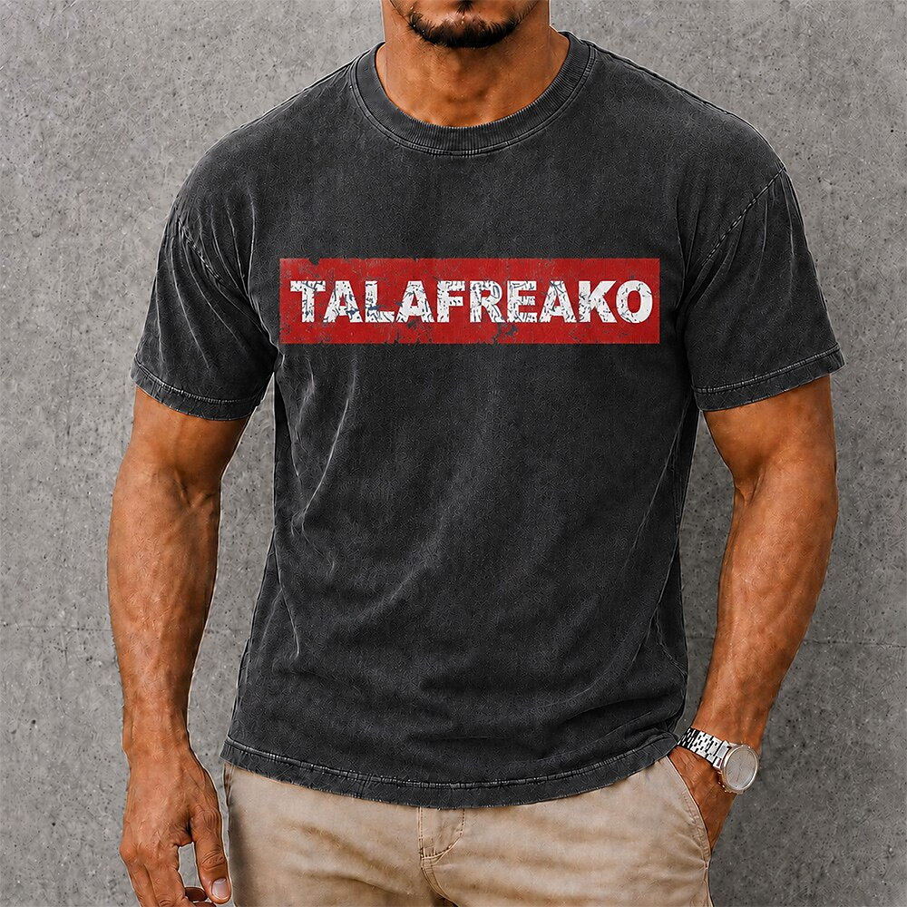 Vintage Washed Cotton Graphic Tee