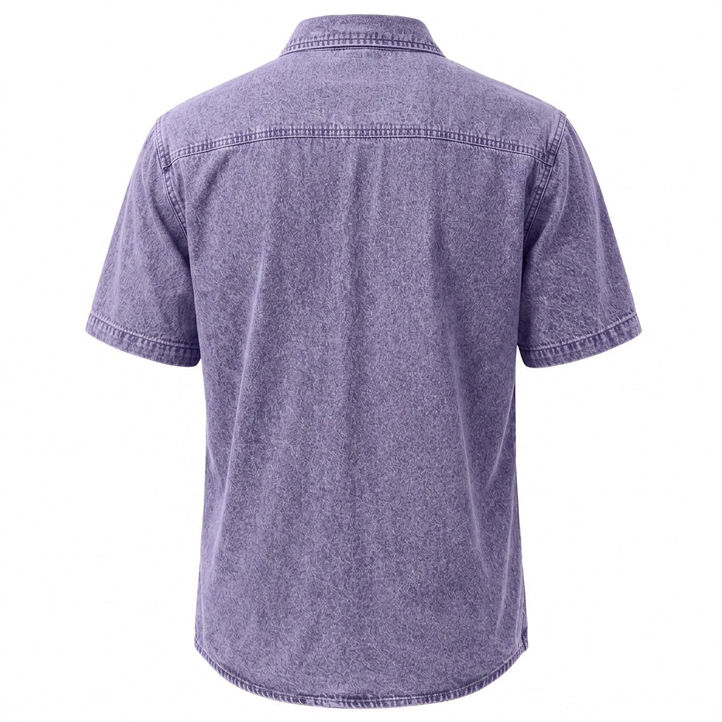 Vintage Washed Cotton Pocketed Shirt