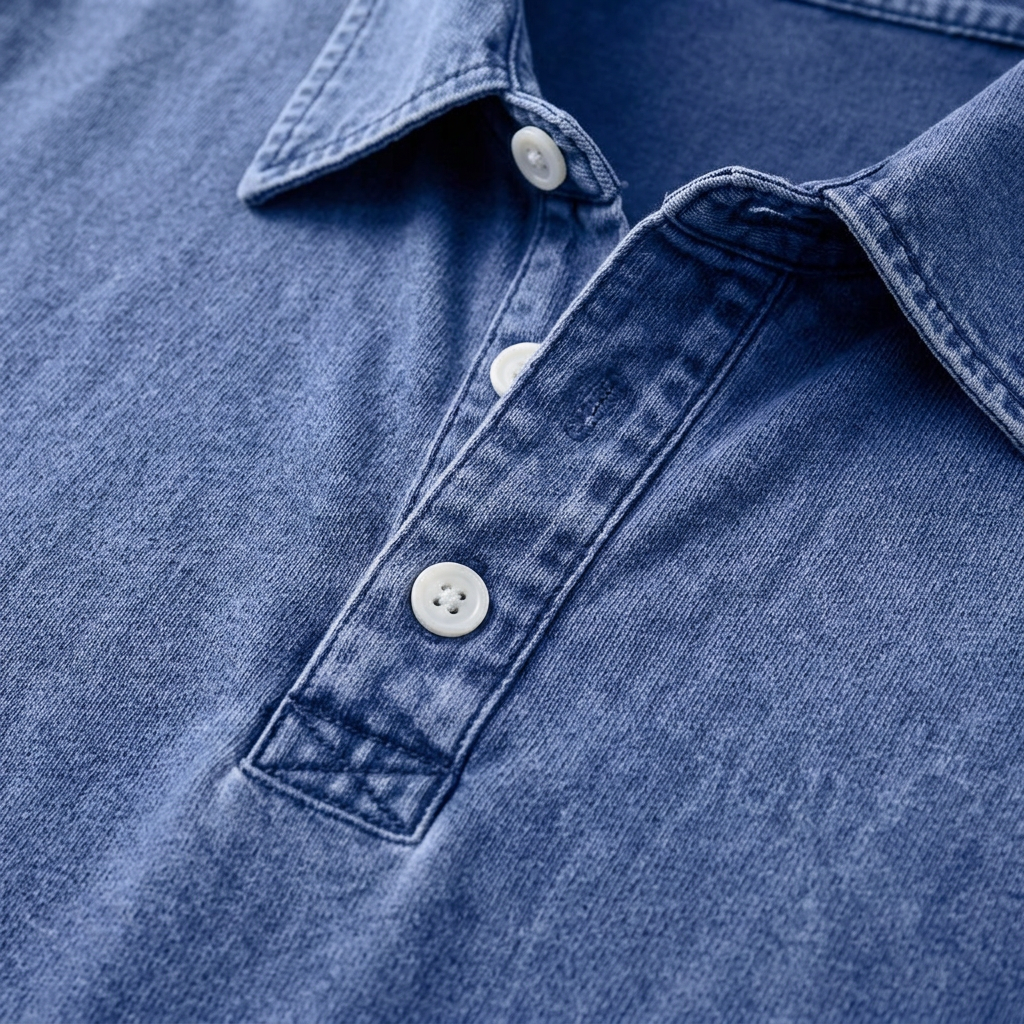 Comfort Washed 100% Cotton Polo Shirt