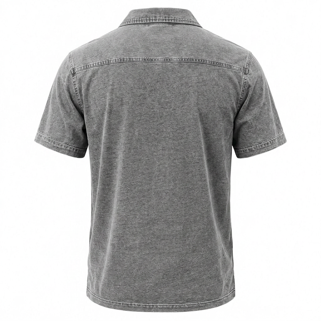 Classic Washed Cotton Polo Shirt