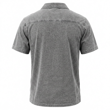 Classic Washed Cotton Polo Shirt