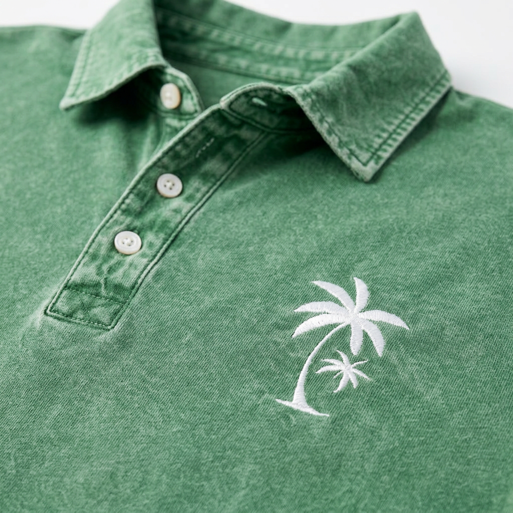 Soft Washed Cotton Polo Shirt