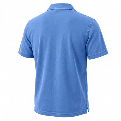 Broken-In Cotton Polo Shirt