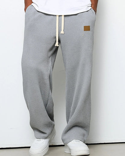Men's Waffle Drawstring Sweatpants