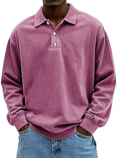 Classic Washed Cotton Polo Shirt