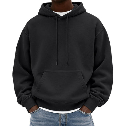Comfort Pocketed Cotton Hoodie