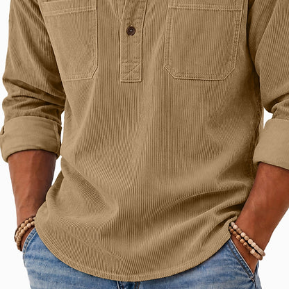 Corduroy Multi Pocket Work Shirt