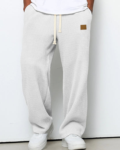 Men's Waffle Drawstring Sweatpants