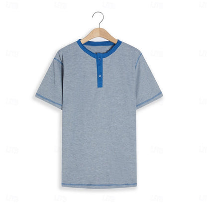 Men's Waffle V-neck T-Shirt