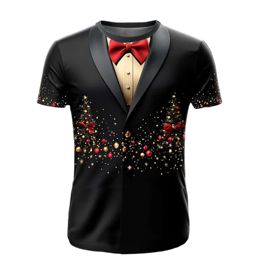 Men's Christmas Tree Graphic Costume T-Shirt