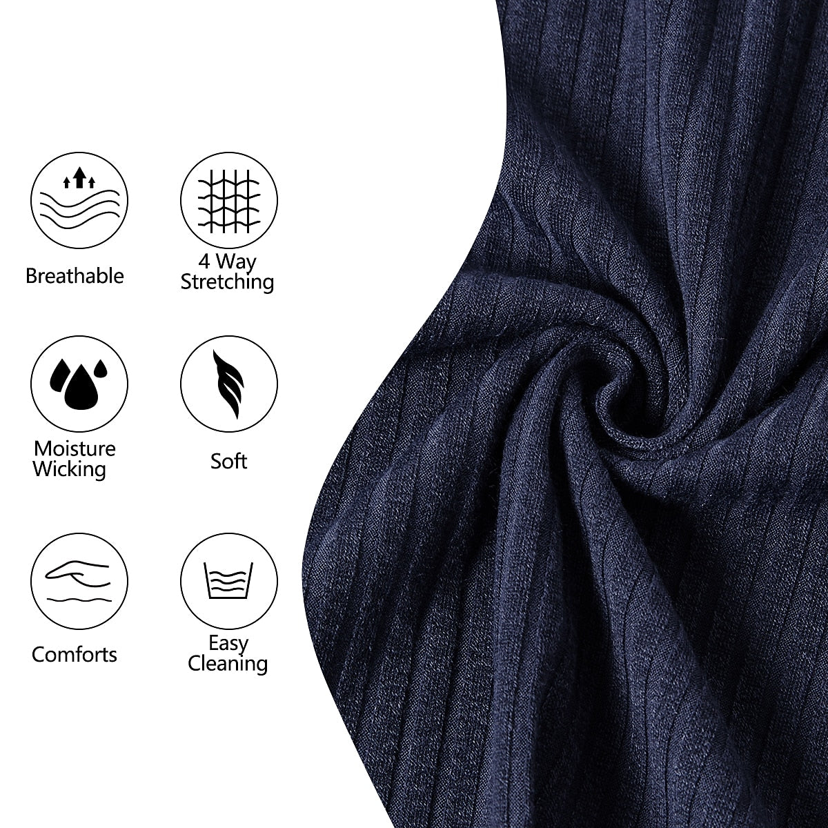 Ribbed Knit Polo Shirt-Modern Color‑Block