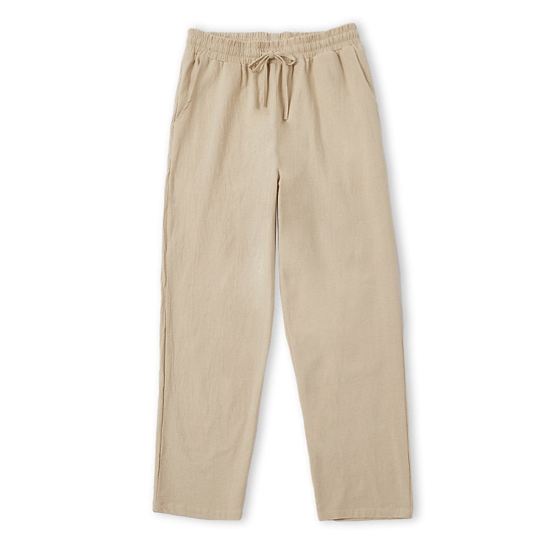 Cotton Linen Pants - Baggy, Soft, Breathable Summer Pants