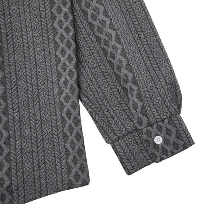 Men's Textured Jacquard Shirt
