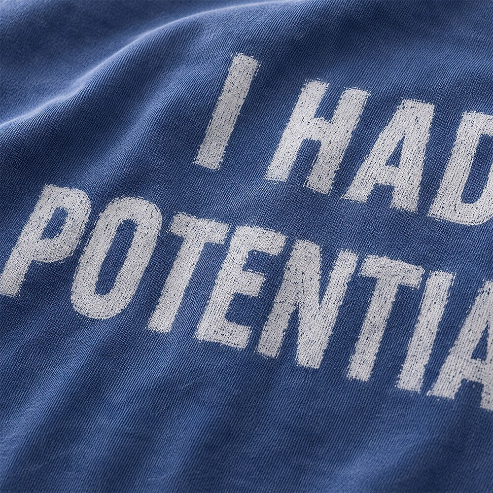 Funny Broken-In Cotton Graphic Tee