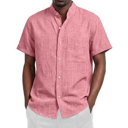 Classic Linen Button-Up Shirt