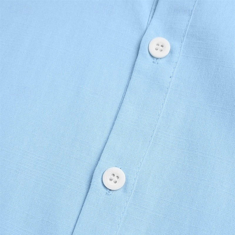 2-Pack Men's Linen Summer Shirts
