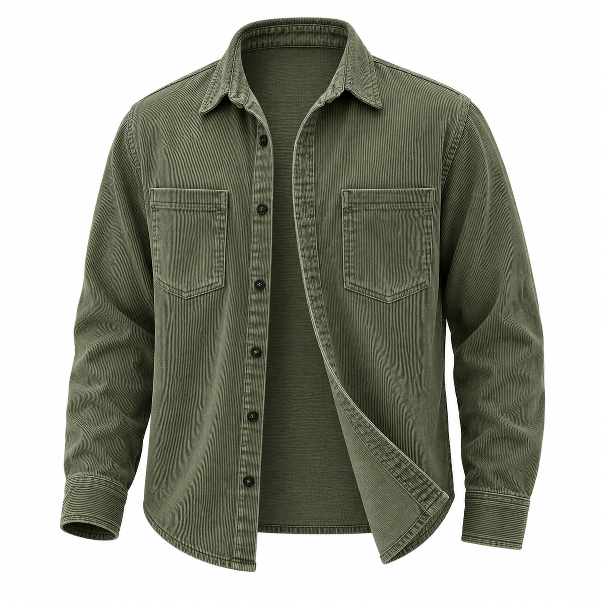 Soft Corduroy Button Up Shirt