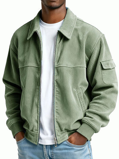 Classic Textured Corduroy Jacket
